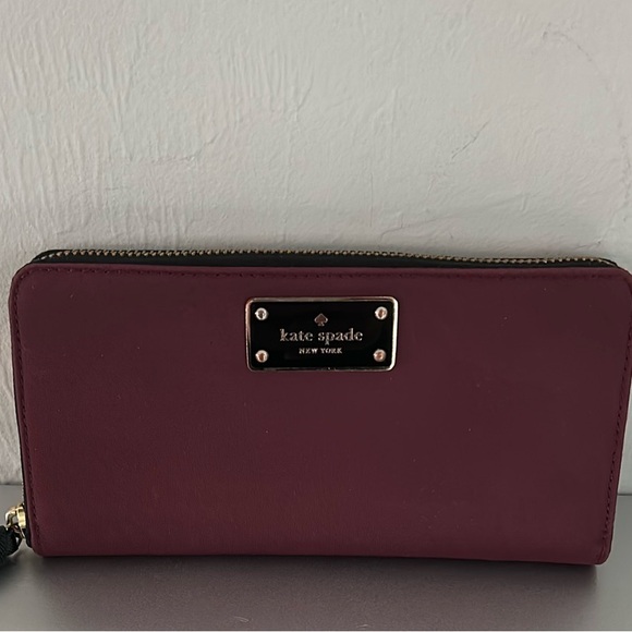 Kate Spade Burgundy Wallet - Picture 6 of 15